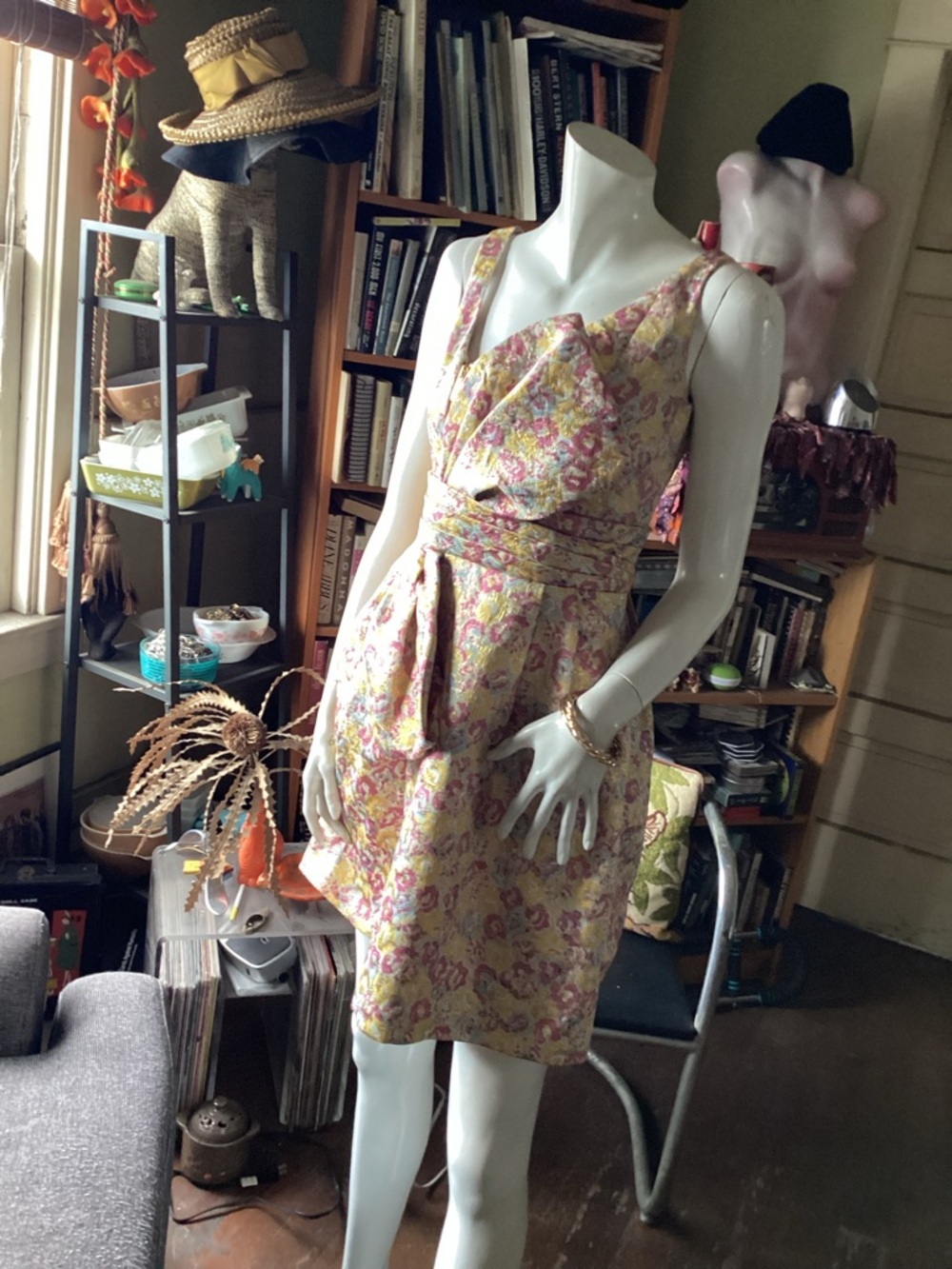 Zac Pozen floral cocktail dress